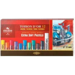 Koh-i-Noor Extra Soft Pastel Rund 8552 – Sett 12stk