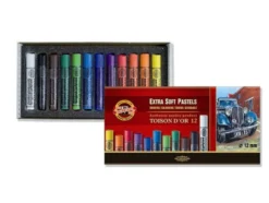 Koh-i-Noor Extra Soft Pastel Rund 8552 – Sett 12stk