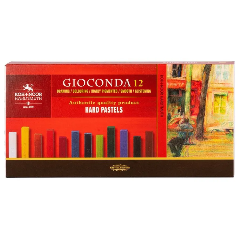 Koh-i-Noor Gioconda Hard Pastell 8112 – 12 farger