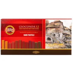 Koh-i-Noor Gioconda Hard Pastell 8122 – 12 Brunfarger