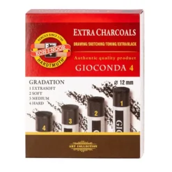 Koh-i-Noor Gioconda Kullstift Sort 8694 4stk – Assortert