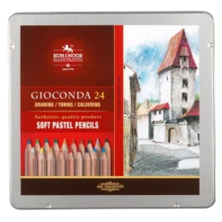 Koh-i-Noor Gioconda Pastellblyant 8828 Sett – 24stk