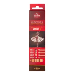 Koh-i-noor Gioconda Sett 8826 Pastellblyanter 6stk – Sepia