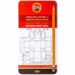 Koh-i-noor Grafittblyant Sett 12stk – 1502 TECHNIC HB-10H