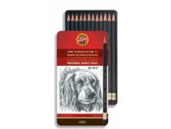 Koh-i-noor Grafittblyant Sett 12stk – 1912 ART 8B-2H