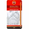 Koh-i-noor Grafittblyant Sett 12stk – 1502 GRAPHIC 5B-5H