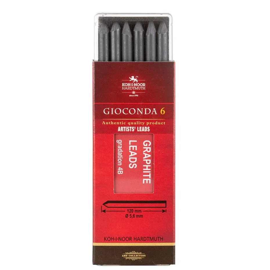 Koh-i-Noor Grafittmine 5,6mm 4865 6stk – 4B