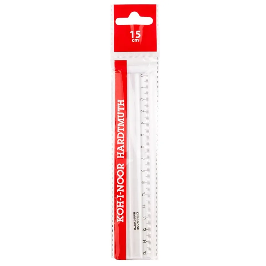 Koh-i-Noor Linjal transparent – 15cm