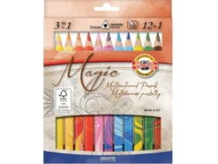 Koh-i-Noor Magic Multicolour fargeblyant – Sett med 12+1