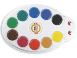 Koh-i-noor Maleskrin 10 farger Ø: 57mm