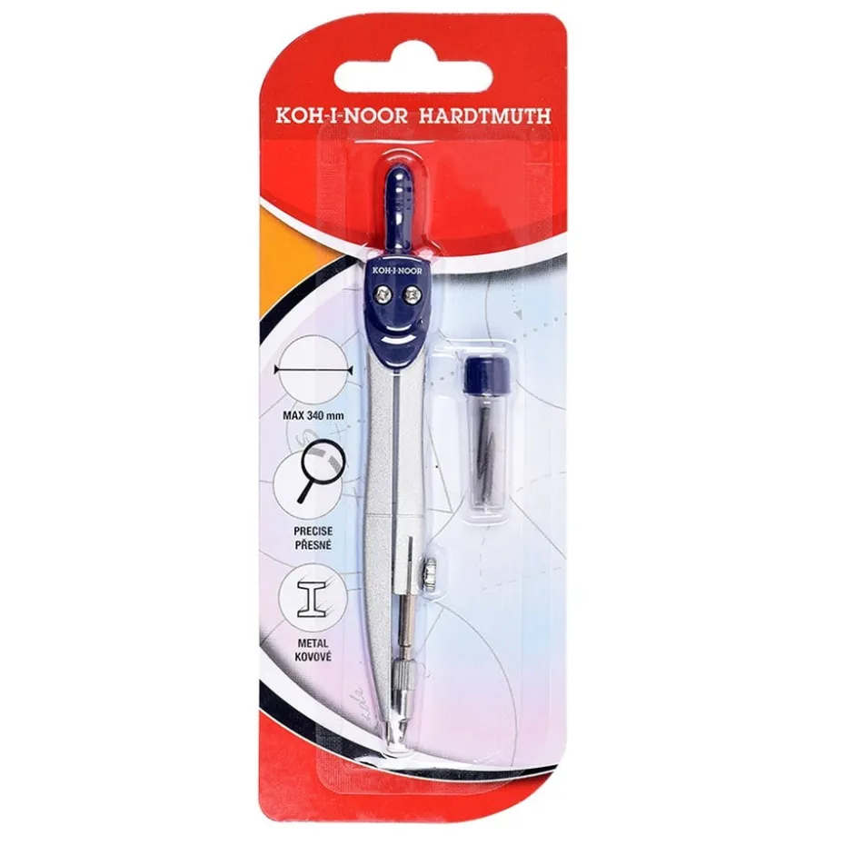 Koh-i-Noor Passer i metall – 2 ekstra bly