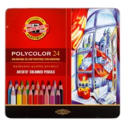 Koh-i-Noor Polycolor Fargeblyant Sett – 24stk