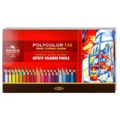 Koh-i-Noor Polycolor Fargeblyant Sett – 144stk