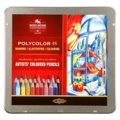 Koh-i-Noor Polycolor Fargeblyant Sett – 48stk