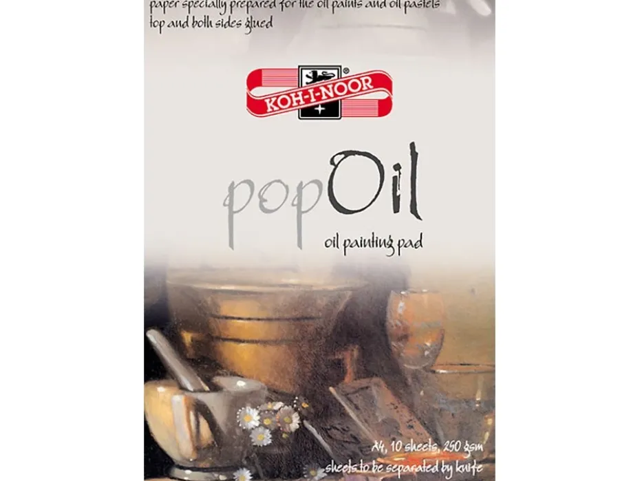 Koh-i-noor Pop Oil A4 – Oljemalingsblokk – 10 ark
