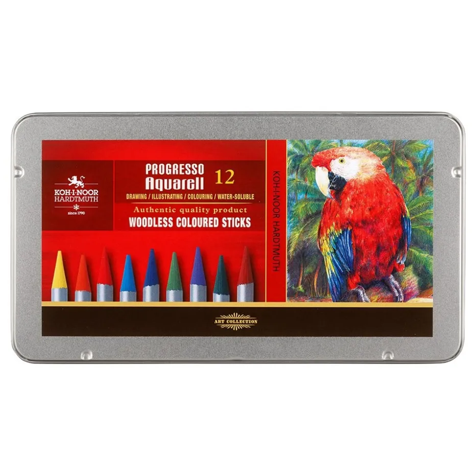 Koh-i-Noor Progresso Akvarellstift 8782 – 12stk