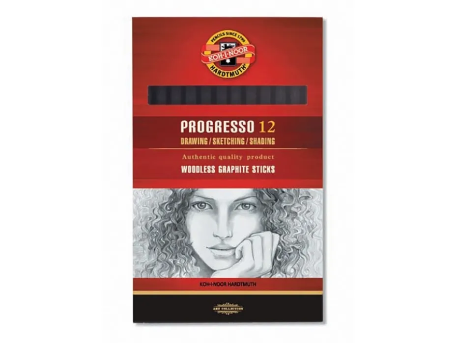 Koh-i-Noor Progresso Grafittstift 8911 rund 6B