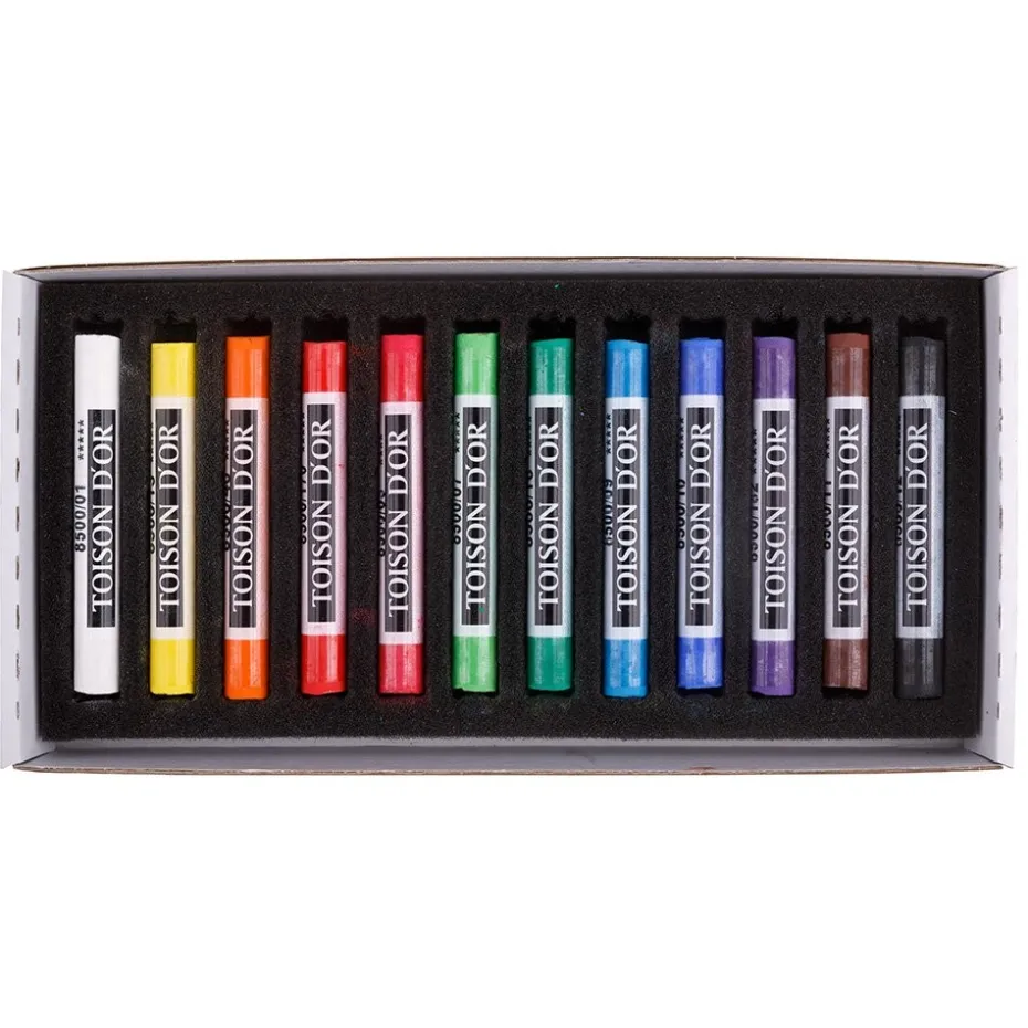 Koh-i-Noor Soft Pastelkritt Rund 8512 Sett – 12stk
