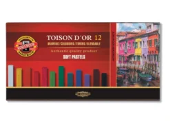Koh-i-Noor Soft Pastellkritt Firkantet 8582 Sett – 12stk