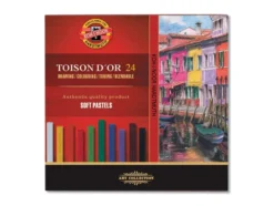 Koh-i-Noor Soft Pastellkritt Firkantet 8584 Sett – 24stk