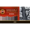 Koh-i-Noor Soft Pastellkritt Firkantet 8592 Sett – 12 Grå