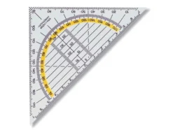 Koh-i-Noor Trekantlinjal m/gradskive 14cm – 180°