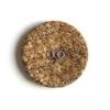 Korkknapp – rund – 25mm – Natur grov