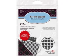 3L 3D Foam Squares – Mixed Pack Black