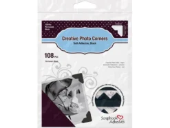 3L Photo Corners Classic 108stk – Sort
