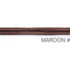 Lærsnor rund 2mm. – 1m – metallic rød