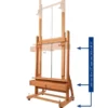 Mabef Atelierstaffeli M/02 – Double mast studio easel
