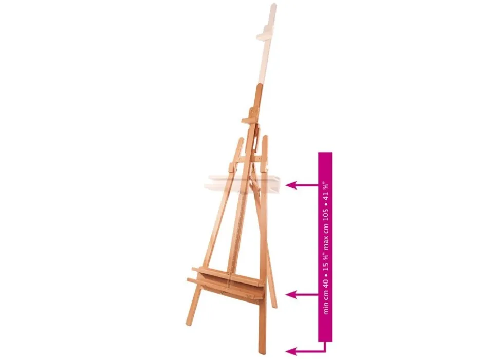 Mabef Atelierstaffeli M/11 – Inclinable lyre easel