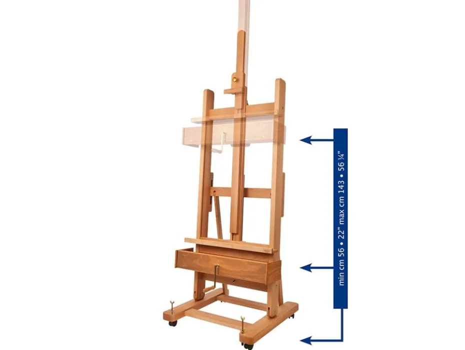 Mabef Atelierstaffeli M/04.Plus – Studio easel w/crank
