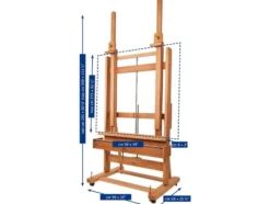 Mabef Atelierstaffel M/02 Plus – Double mast studio easel