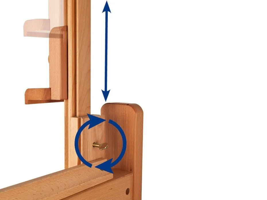Mabef Atelierstaffel M/02 Plus – Double mast studio easel