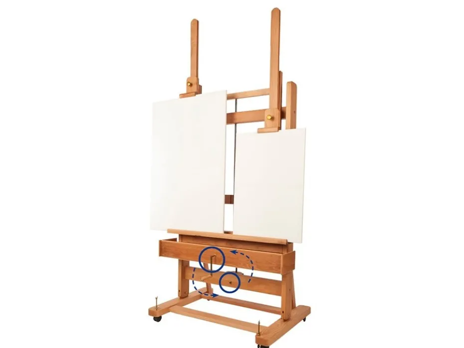 Mabef Atelierstaffel M/02 Plus – Double mast studio easel