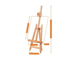 Mabef Bordstaffeli M/21 – Miniature «Lyre» table easel