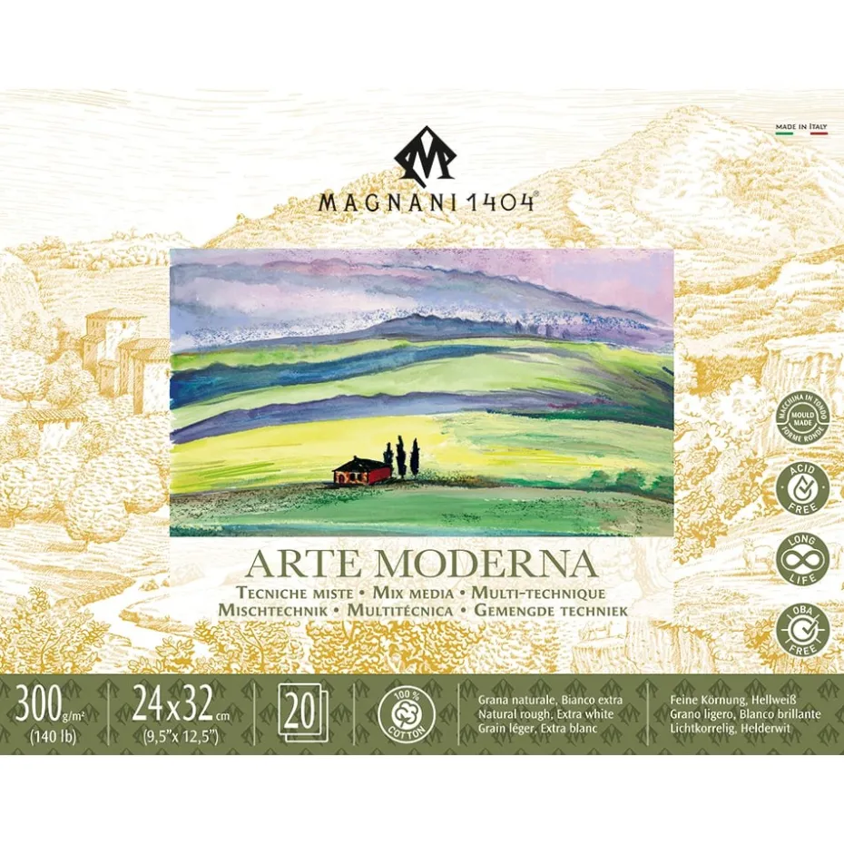 Magnani Arte Moderna Mix Media 300g 20 ark – 24x32cm