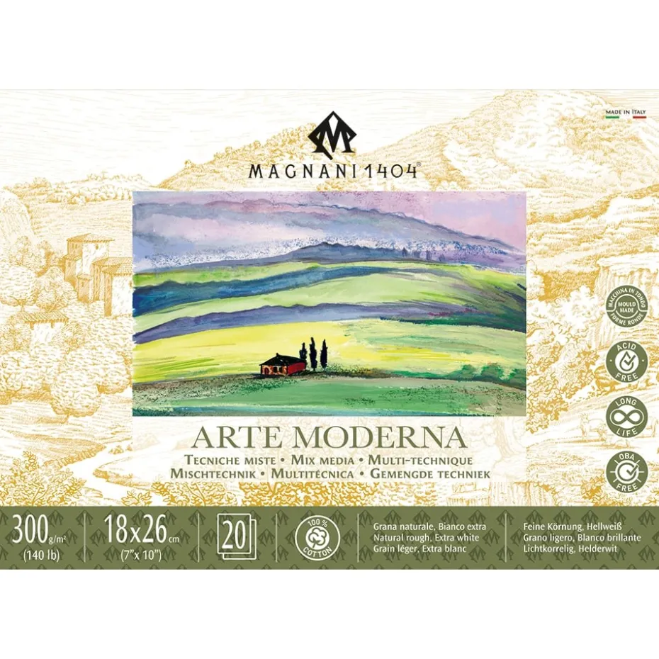 Magnani Arte Moderna Mix Media 300g 20 ark -18x26cm