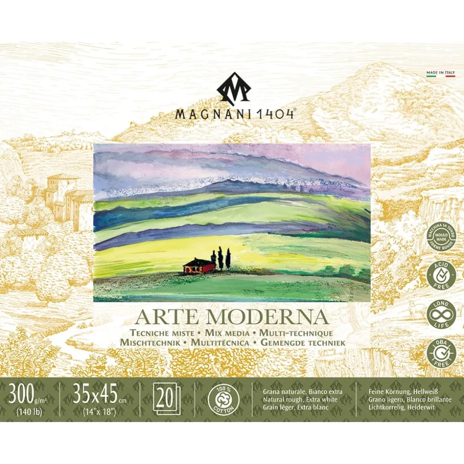Magnani Arte Moderna Mix Media 300g 20 ark – 35x45cm