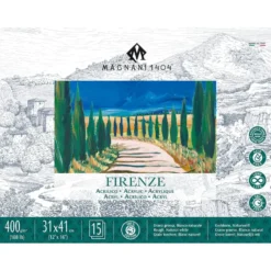 Magnani Firenze Acryl 400g 15 ark – 31x41cm