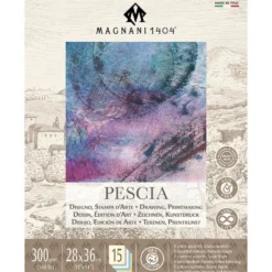 Magnani Pescia Papirblokk 300g – 15ark 28x36cm – Mix