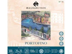 Magnani Portofino Akvarellblokk HP 300g 20ark – 20x20cm