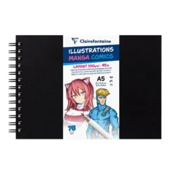 Manga Illustrations Comics Layout Book 75ark 100g – A5