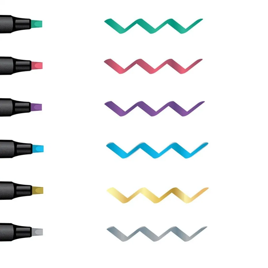 Manuscript Callicreative Marker 2,4mm – Sett 6 ass.