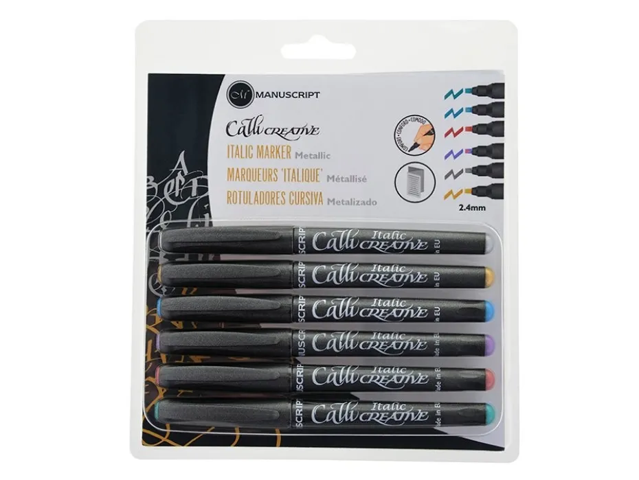 Manuscript Callicreative Marker 2,4mm – Sett 6 ass.