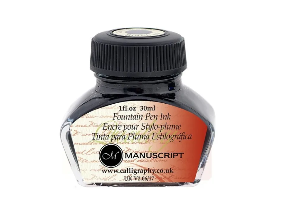 Manuscript Fountain Pen Ink 30ml sort