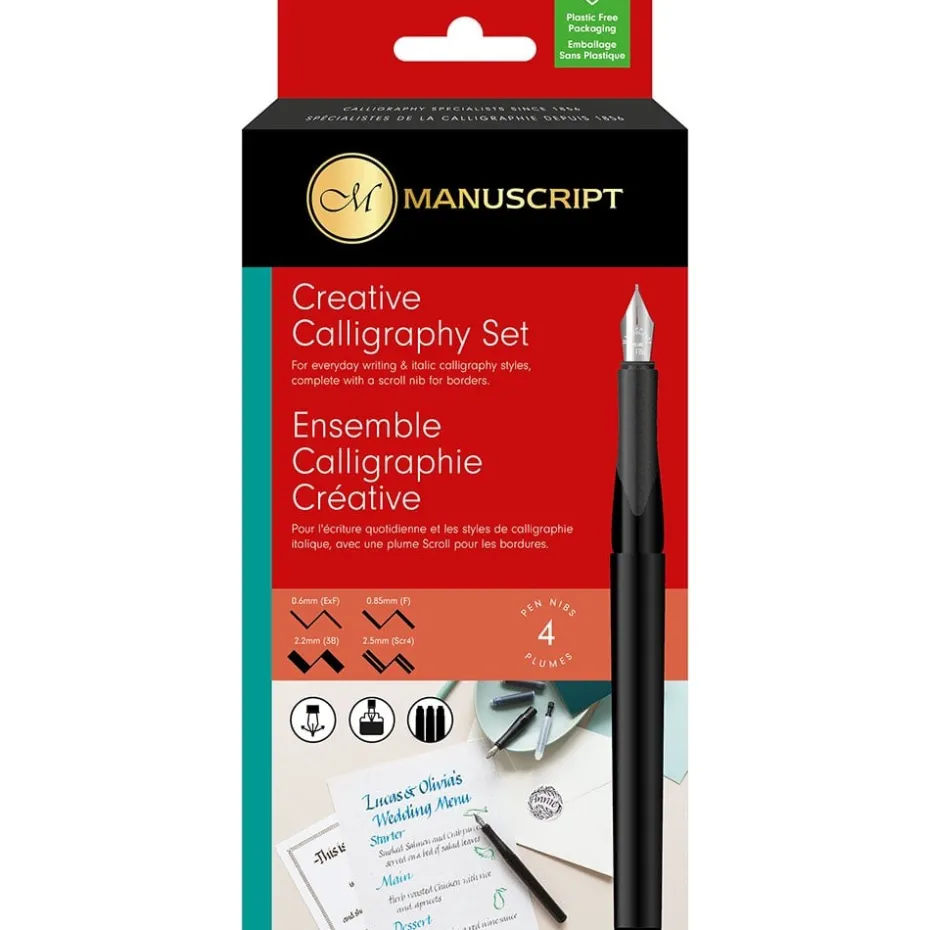 Manuscript Kalligrafi Creative 4 splitt sett