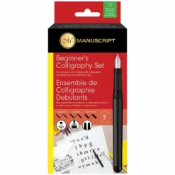 Manuscript Kalligrafi 3 tupper – Høyre begynnersett