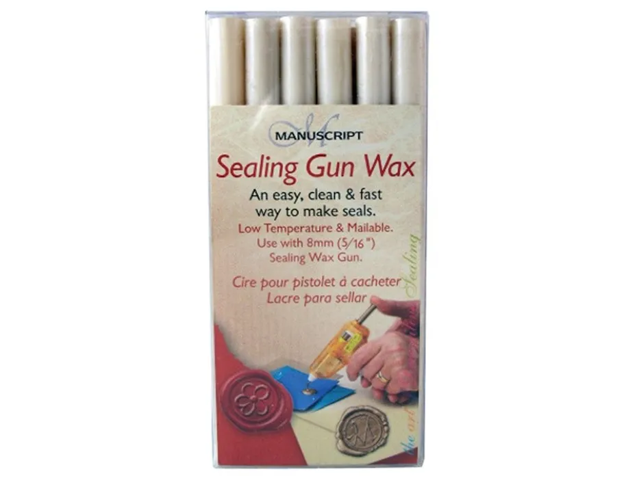 Manuscript Sealing Gun Wax – Perlemor – 6stk